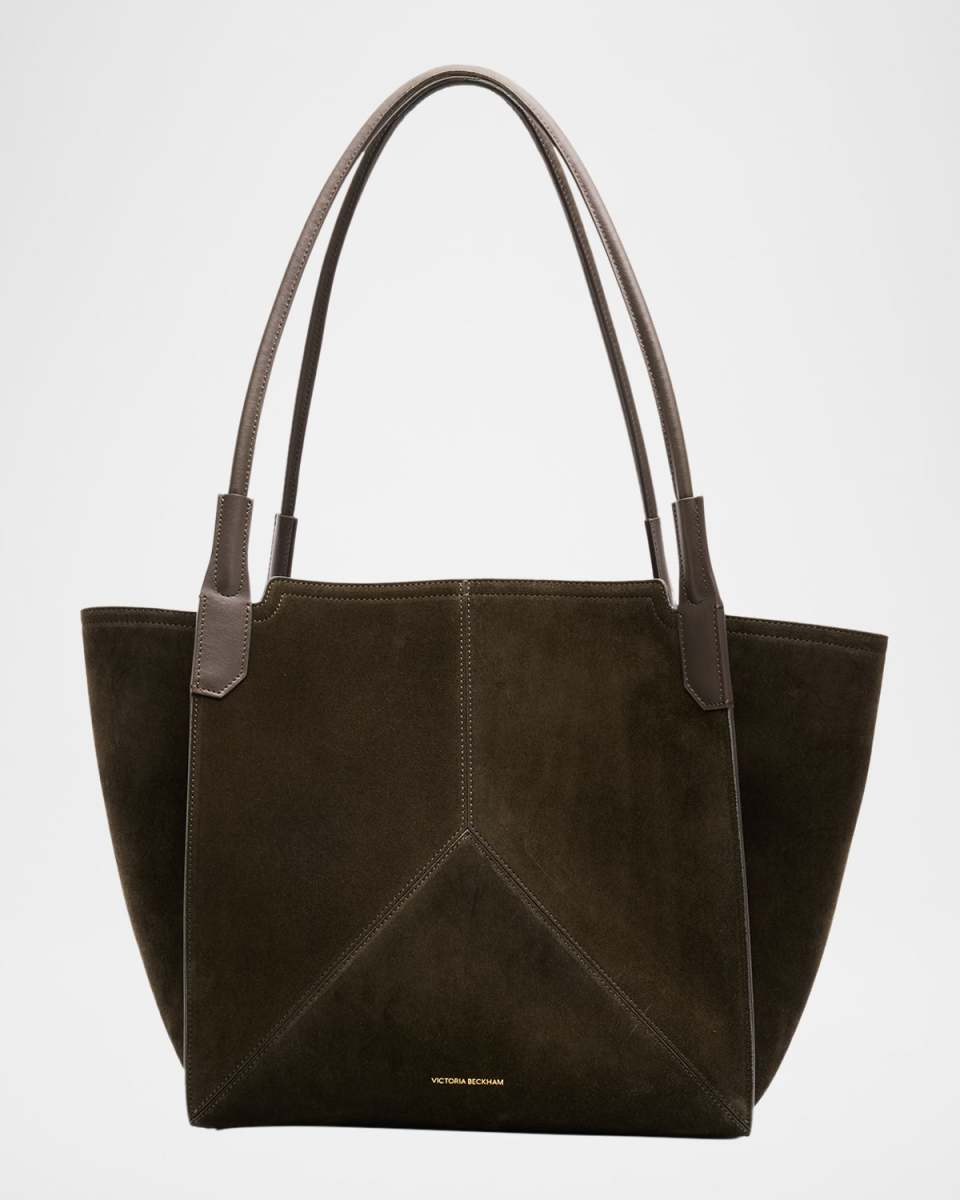 Victoria Small Suede Tote Bag